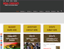 Tablet Screenshot of indiacurrents.com
